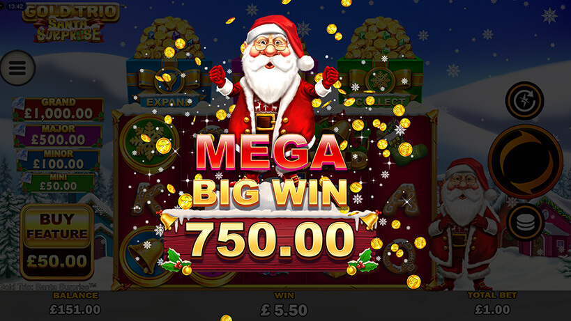 Gold Trio: Santa Surprise